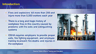 OSHA General Industry: Exit Routes, Emergency Action Plans, Fire Prevention Plans, and Fire Protection