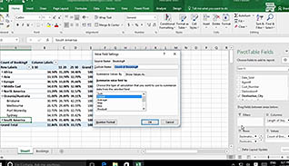 Microsoft Excel 2016 Level 4.2: Analyzing Data by Using PivotTables