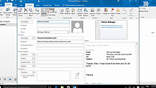 Microsoft Outlook 2016 Level 1.6: Working with Contacts