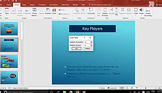 Microsoft PowerPoint 2016 Level 1.6: Adding Tables to Your Presentation