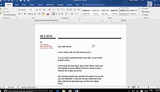 Microsoft Word 2016 Level 2.4: Using Templates to Automate Document Formatting